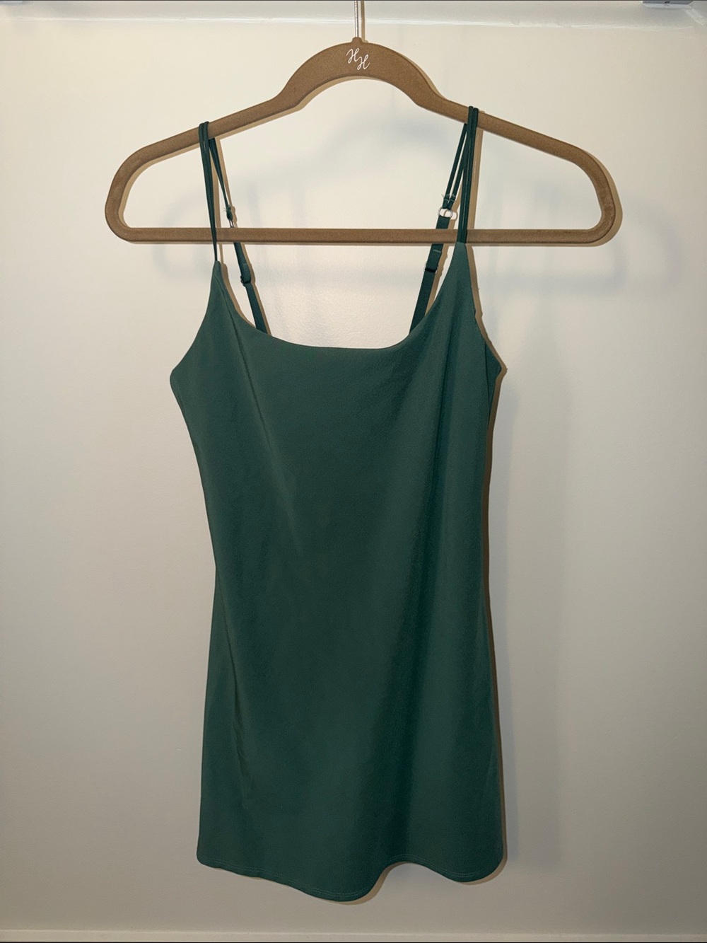 Abercrombie & Fitch Forest Green Slip Cami Dress